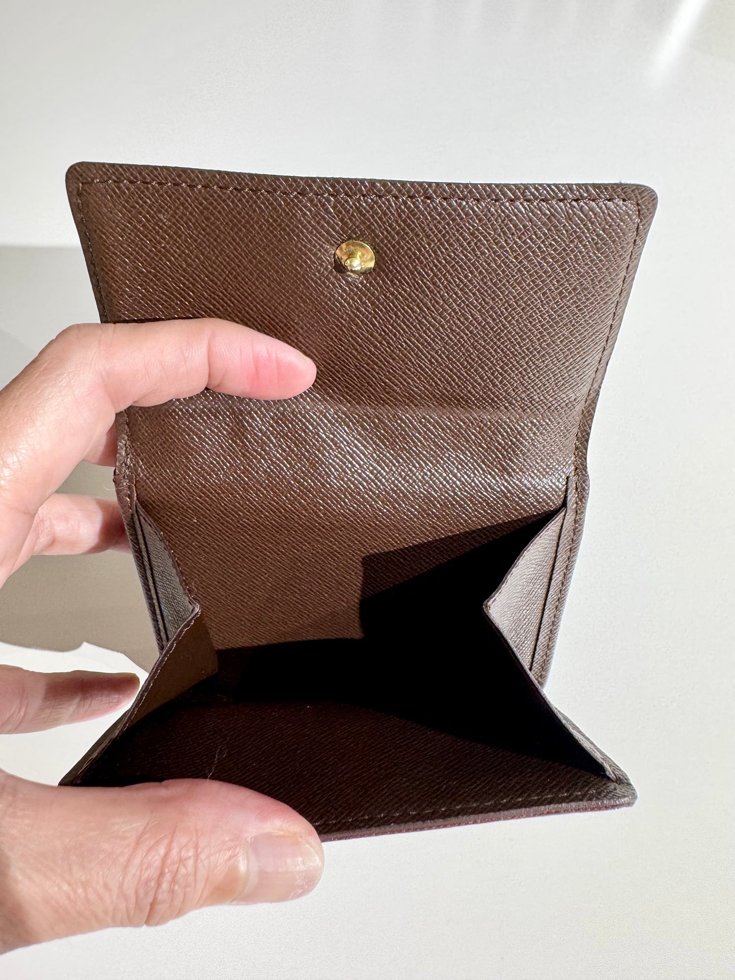 Louis Vuitton Damier Ebene Portefeuille Elise Wallet