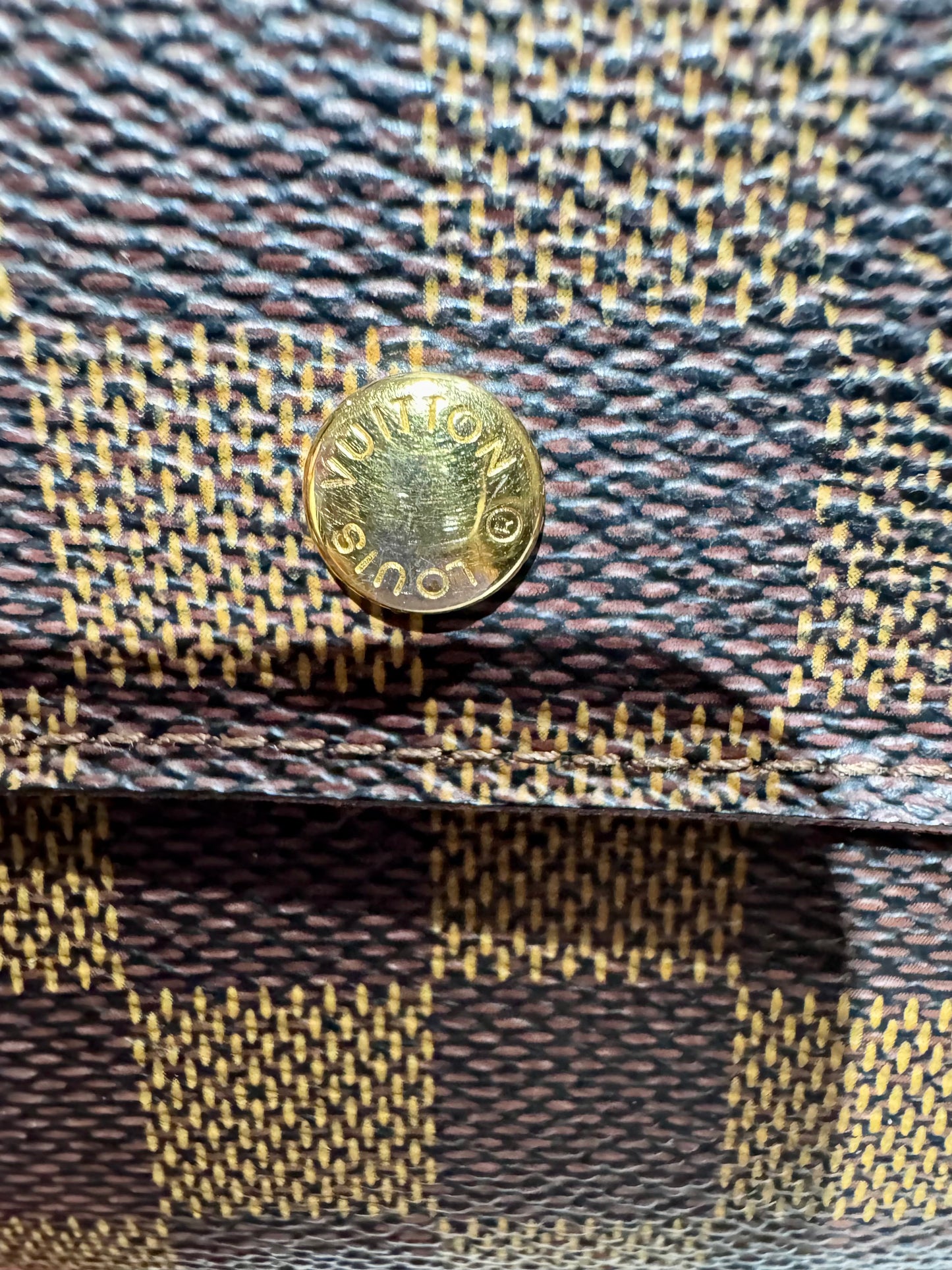 Louis Vuitton Damier Ebene Portefeuille Elise Wallet