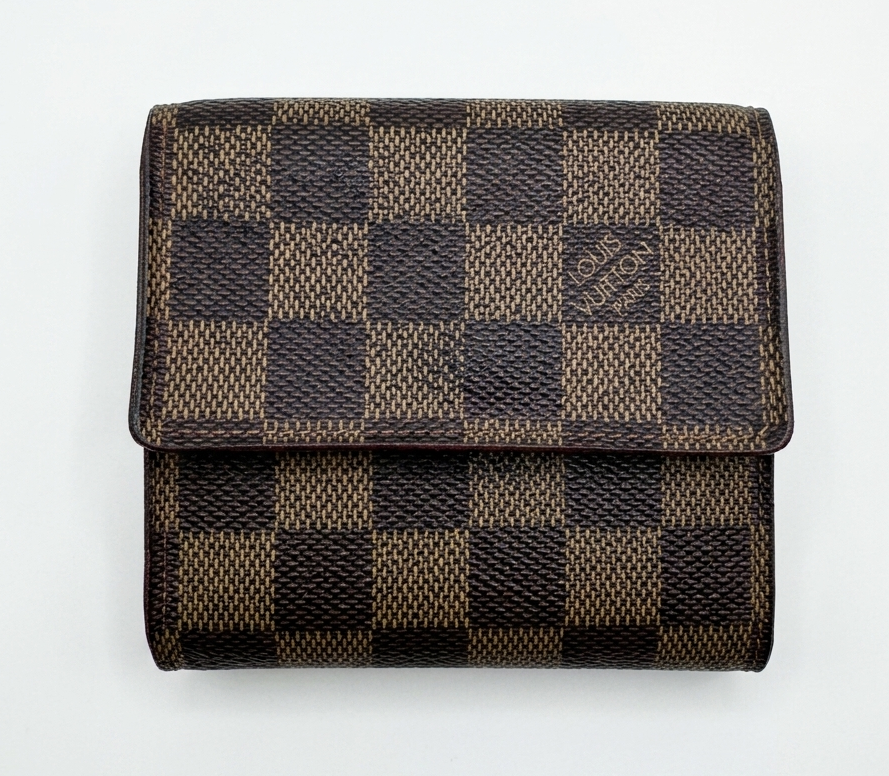 Louis Vuitton Damier Ebene Portefeuille Elise Wallet