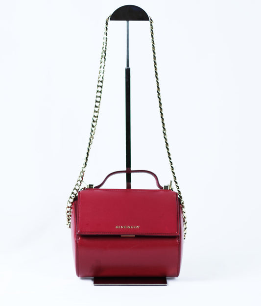 Givenchy Red Mini Pandora Box bag