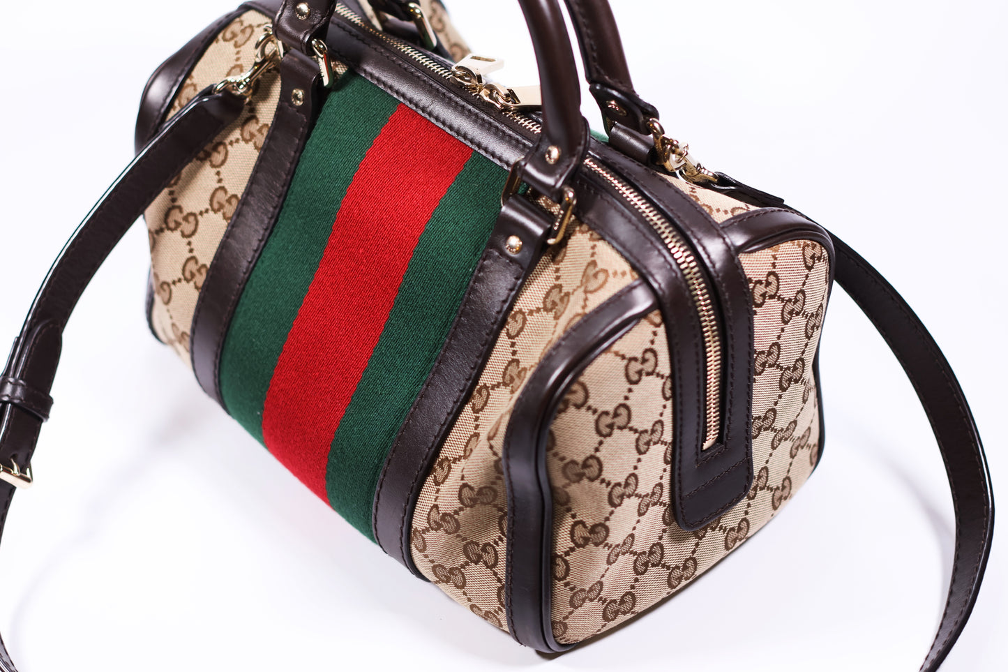 Gucci Sherry Line Small Boston bag with strap