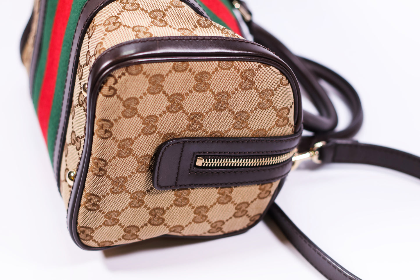 Gucci Sherry Line Small Boston bag with strap