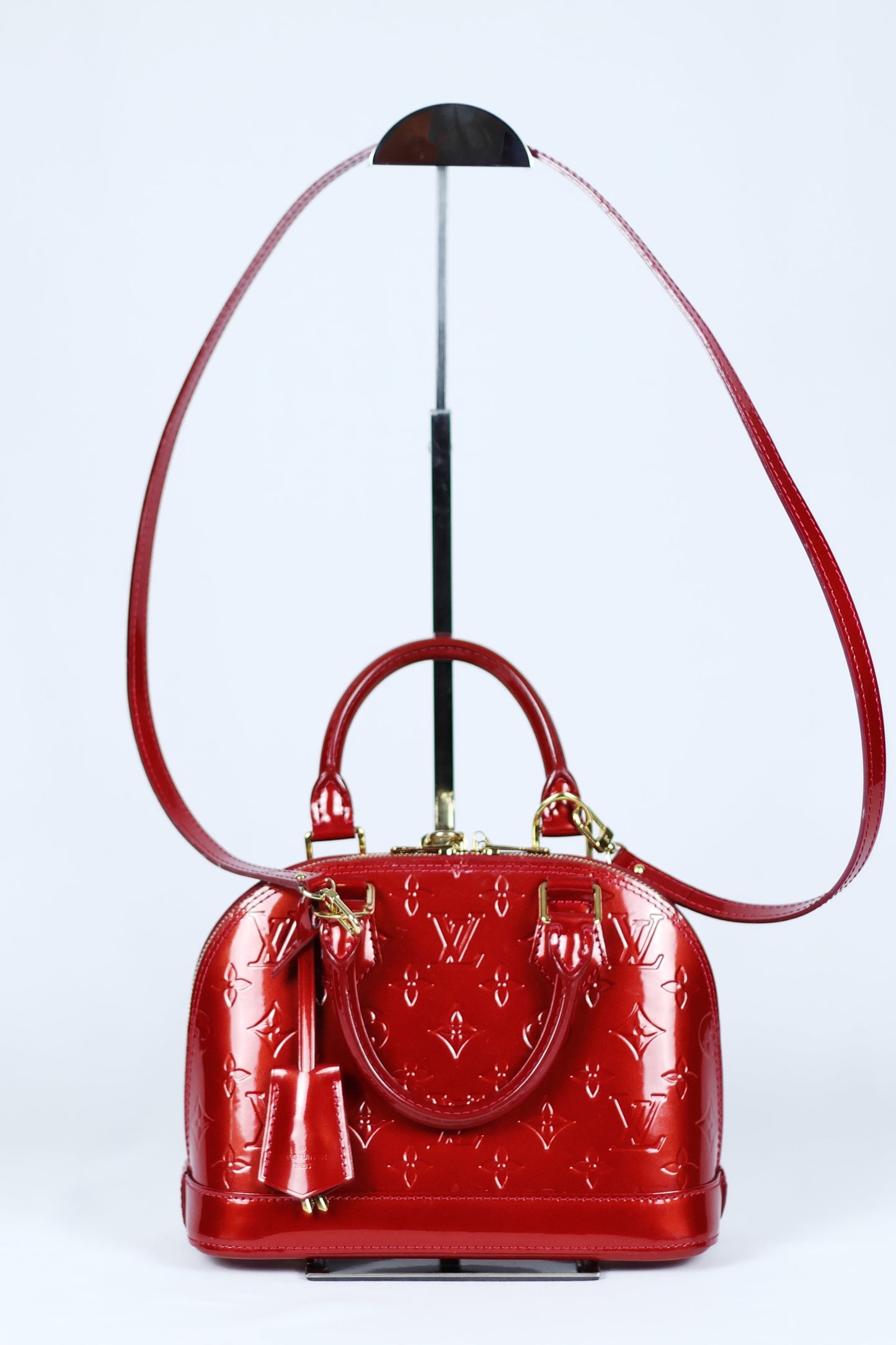 Louis Vuitton Alma BB Vernis Red