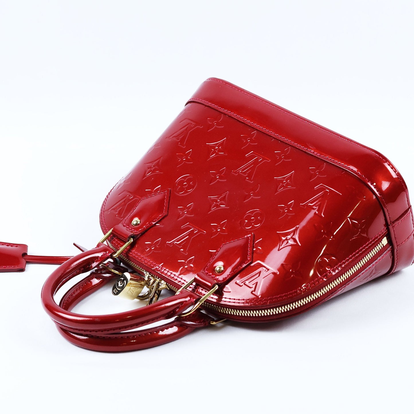 Louis Vuitton Alma BB Vernis Red