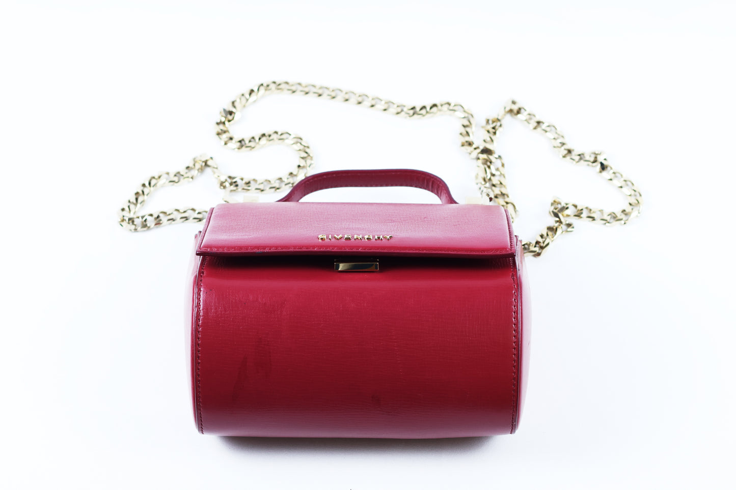 Givenchy Red Mini Pandora Box bag