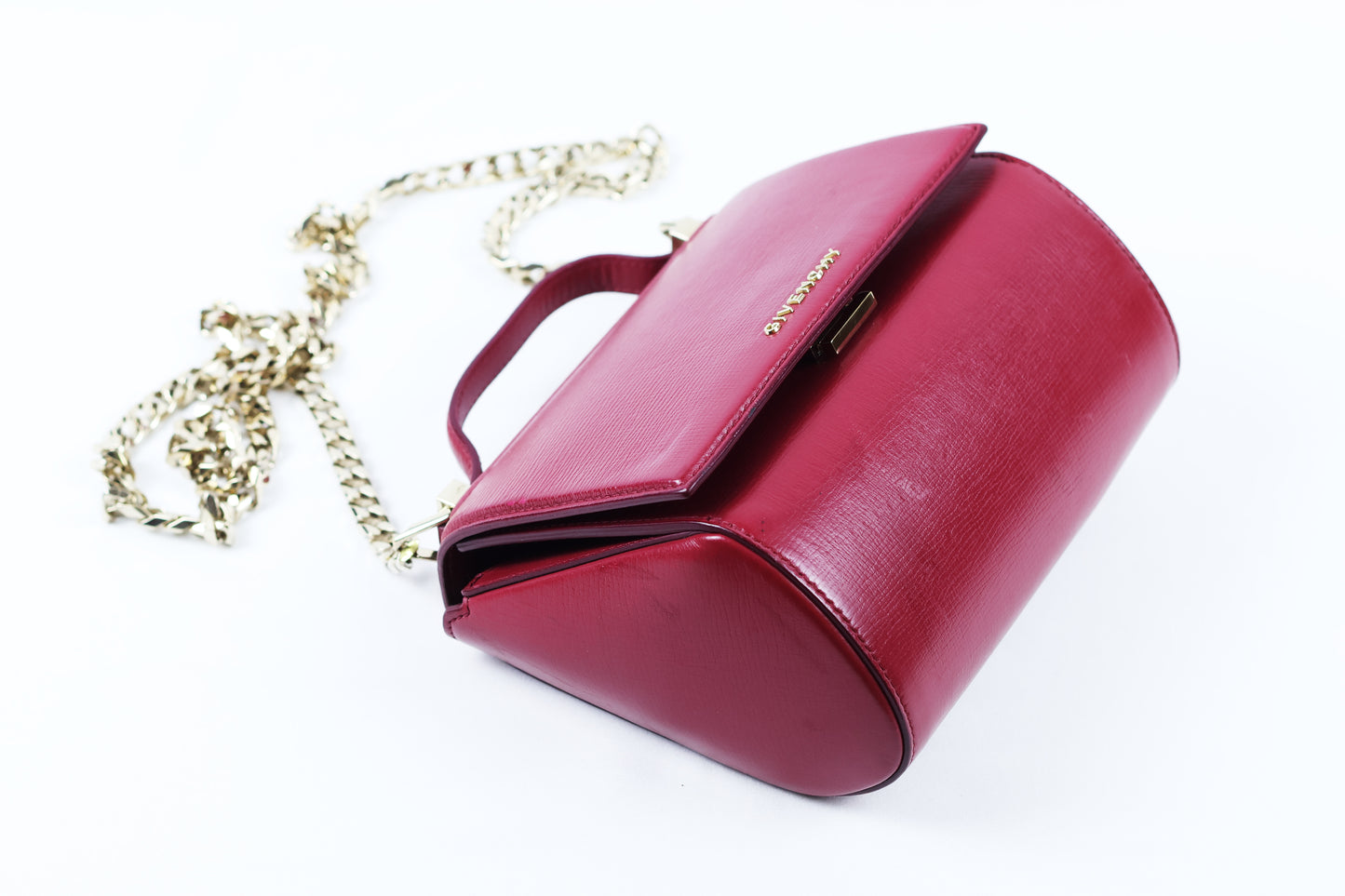 Givenchy Red Mini Pandora Box bag