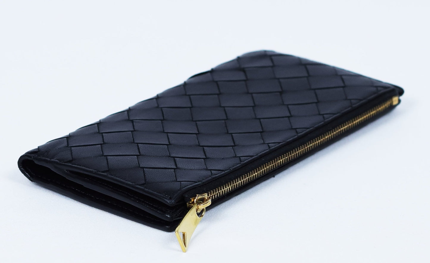 Bottega Veneta Bifold long wallet-black