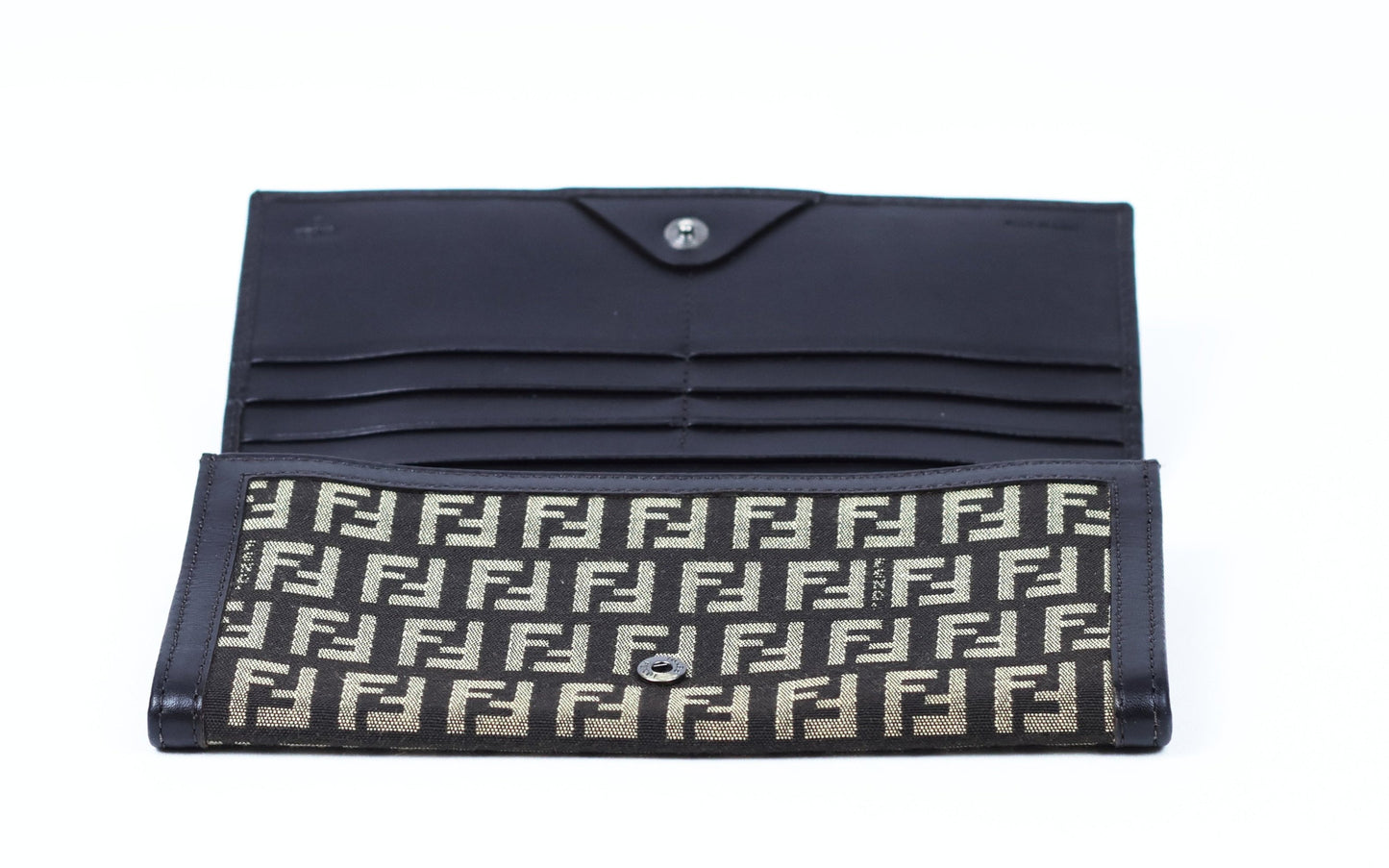 Fendi Zucca Bifold Long Wallet