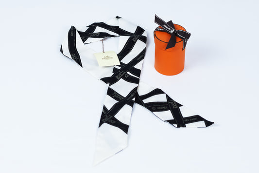 Hermes Twilly black & white