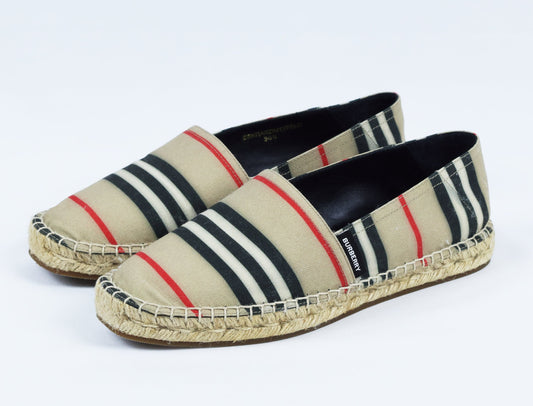 Burberry Alf Alport Espadrilles -Beige