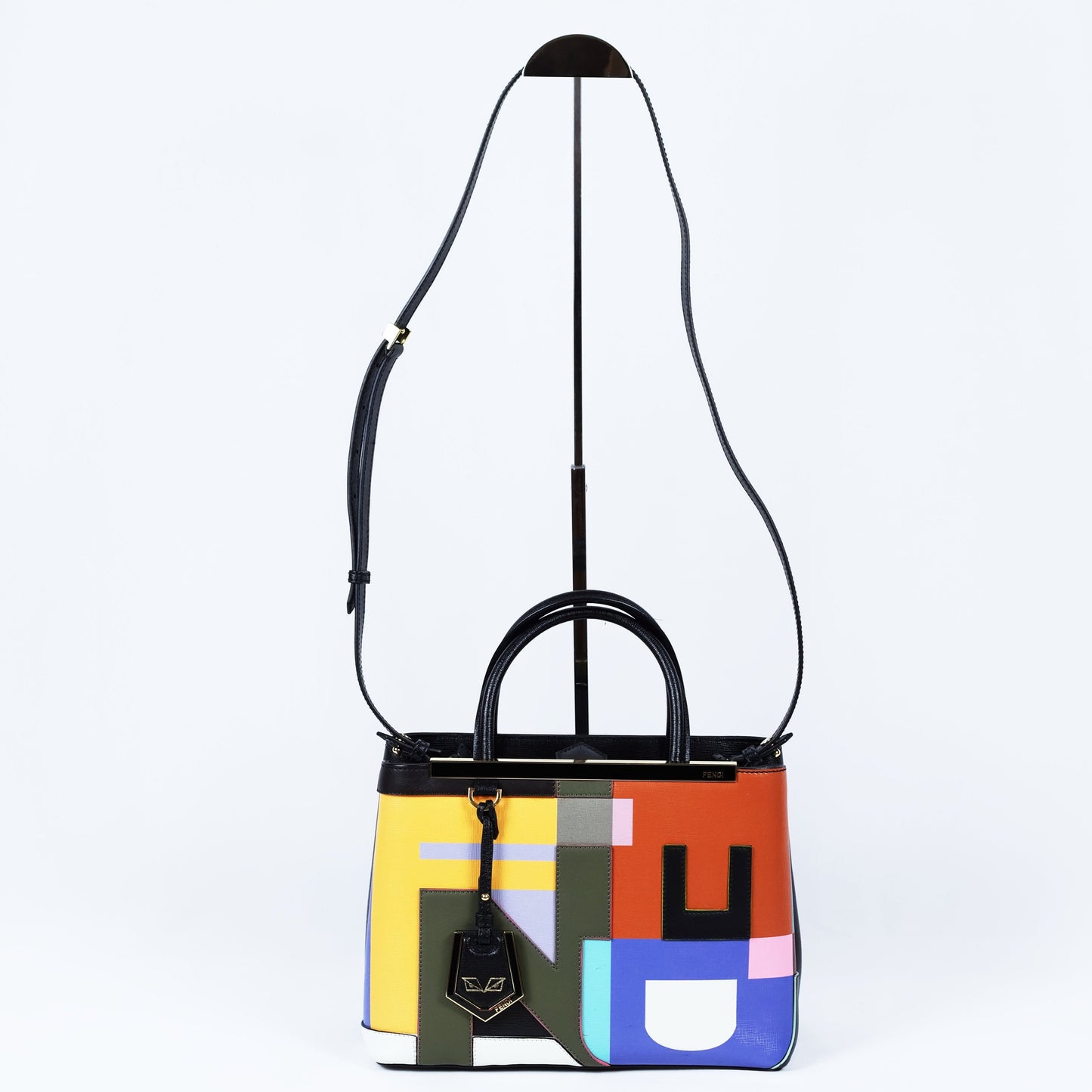 Fendi 2Jours Multicolor mini two-way bag