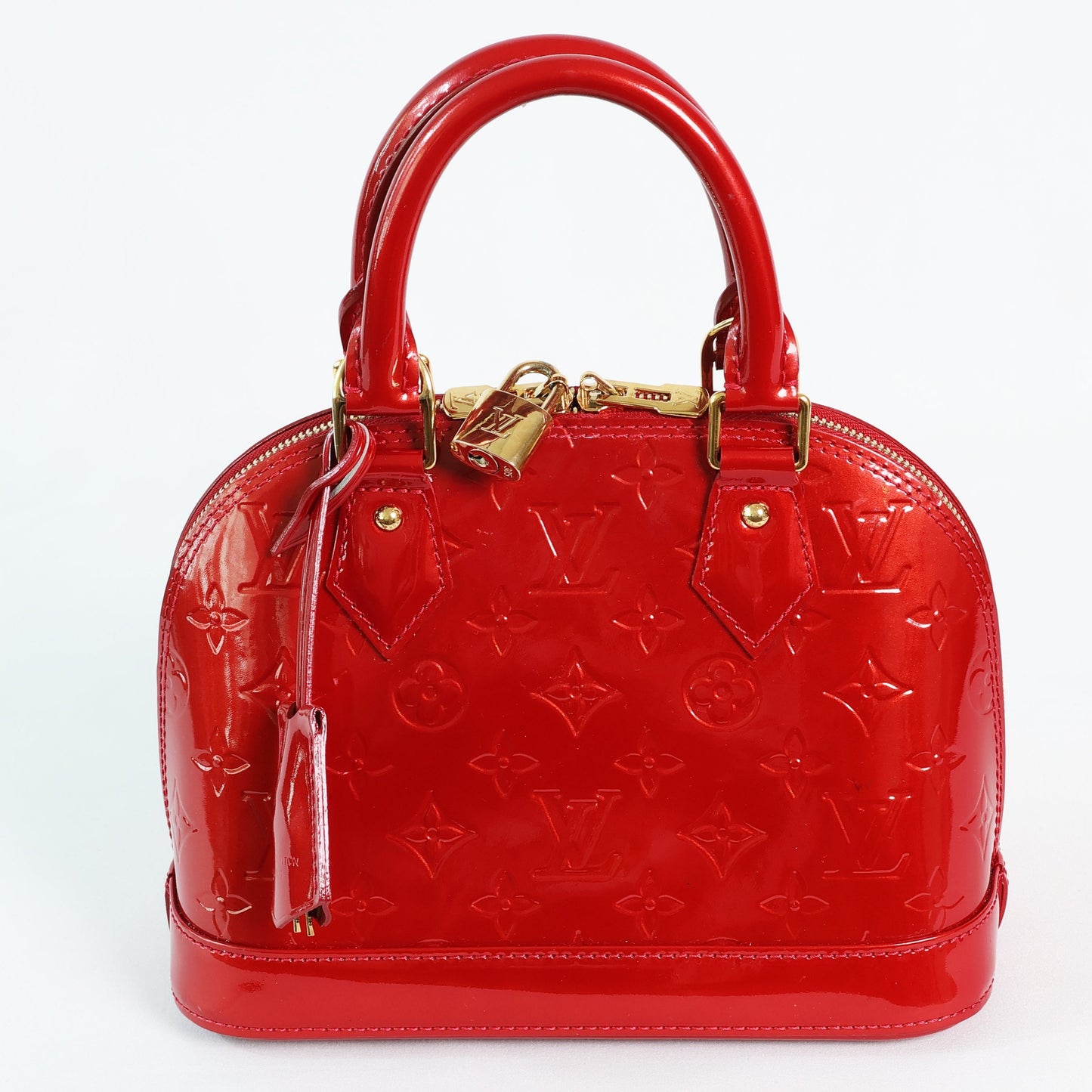 Louis Vuitton Alma BB Vernis Red