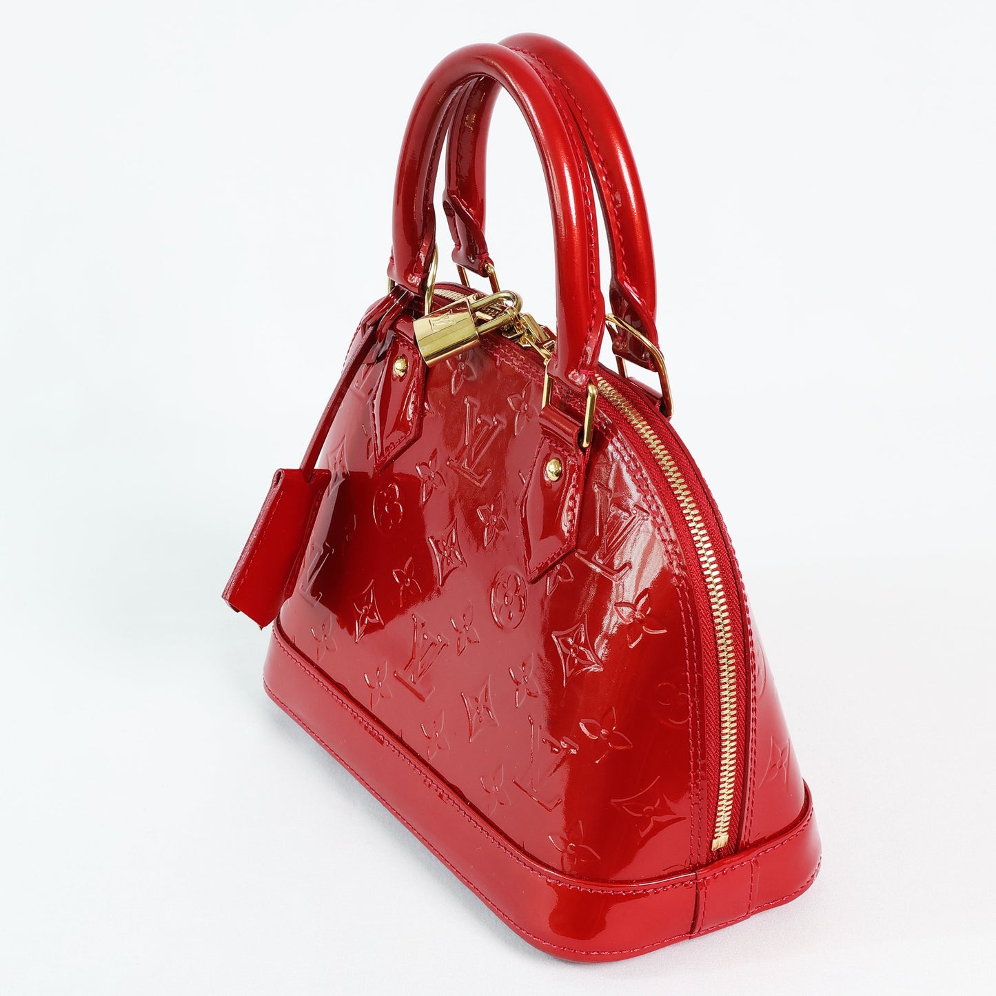 Louis Vuitton Alma BB Vernis Red