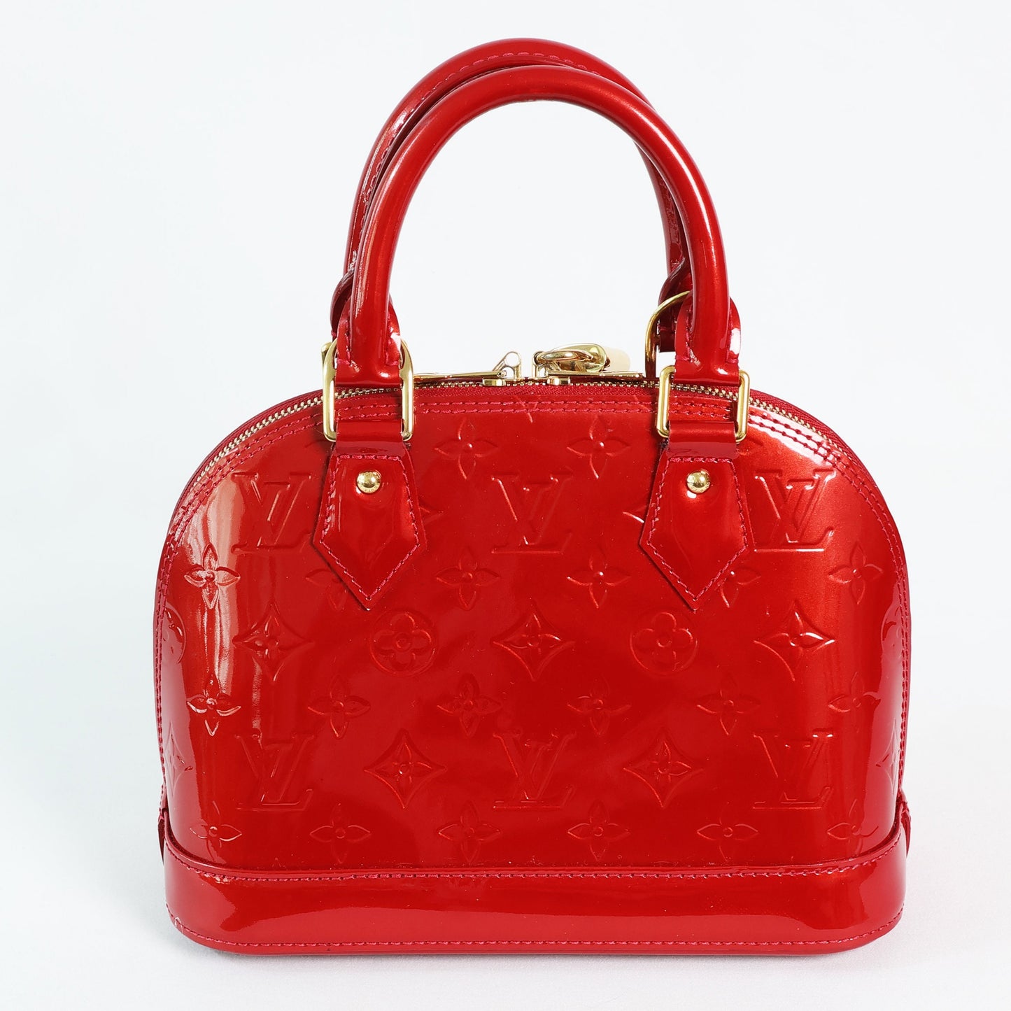 Louis Vuitton Alma BB Vernis Red