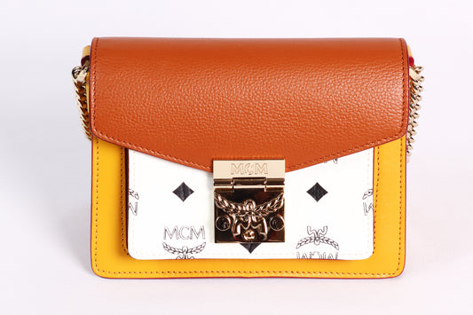 MCM Mini Flap Two way bag-tricolor