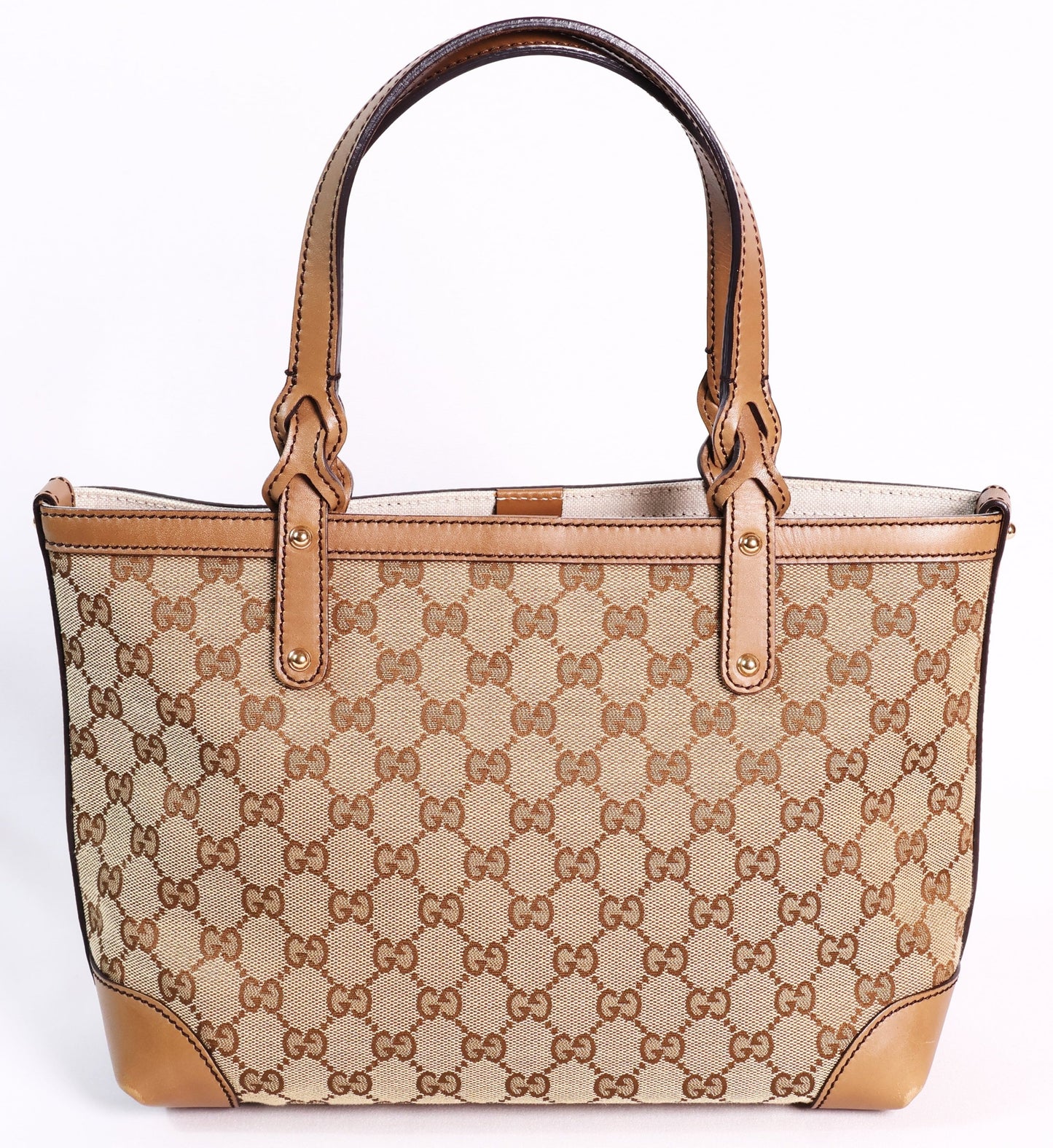 Gucci GG Canvas Beige Tote bag with pouch