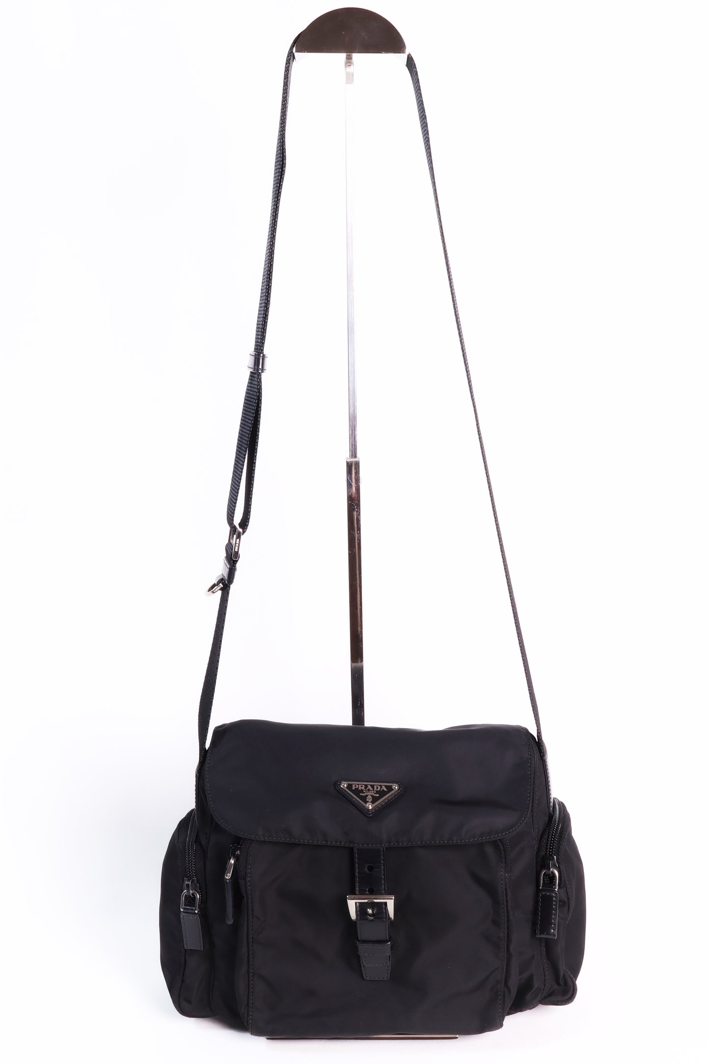 Prada Nylon Crossbody bag black