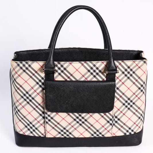 Burberry Nova Check Canvas Tote bag