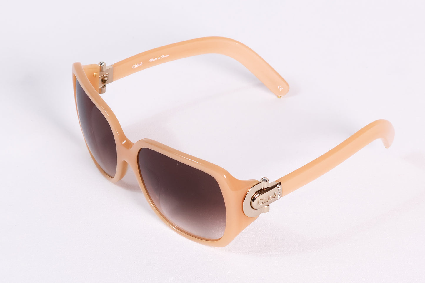 Chloe Beige Square Square Sunnies