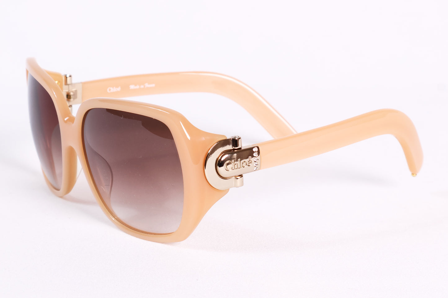 Chloe Beige Square Square Sunnies