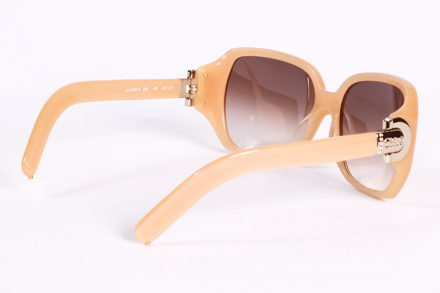 Chloe Beige Square Square Sunnies