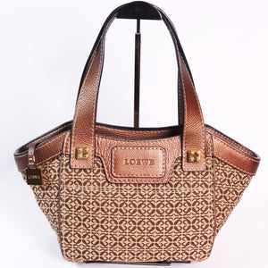 Loewe Anagram Tote Bag Brown