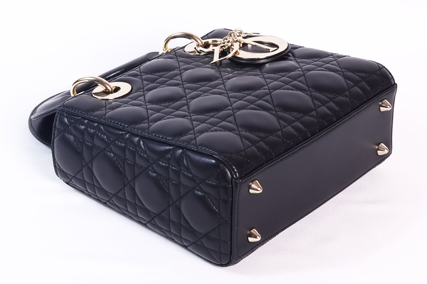 Christian Dior Small Lady Dior Black Cannage Bag