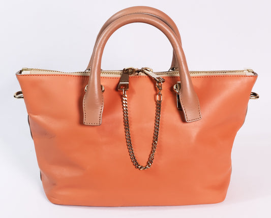 Chloe Two way Beige Salmon bag