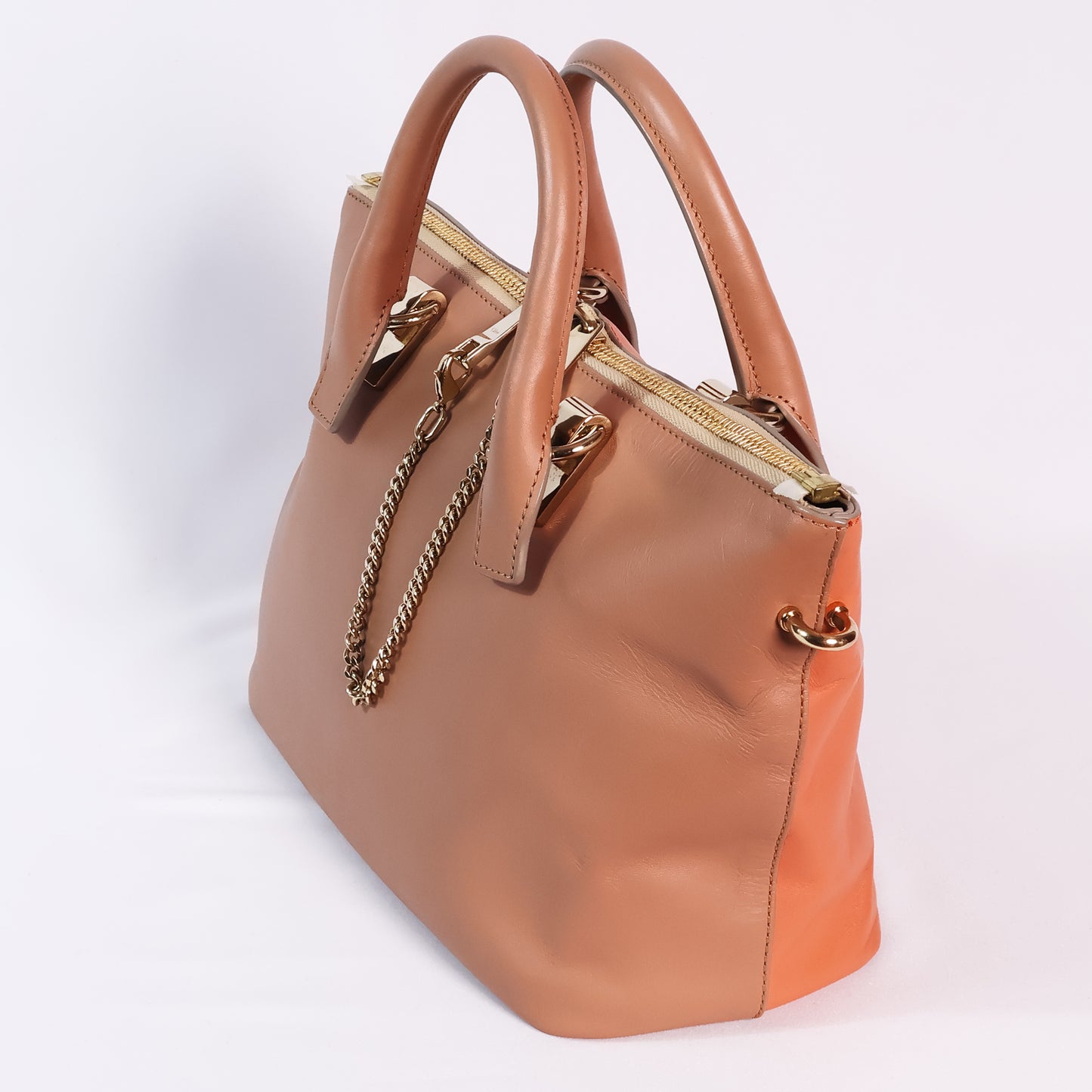 Chloe Two way Beige Salmon bag