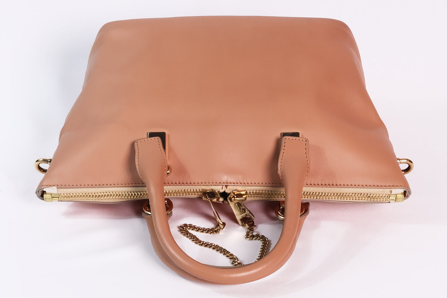 Chloe Two way Beige Salmon bag