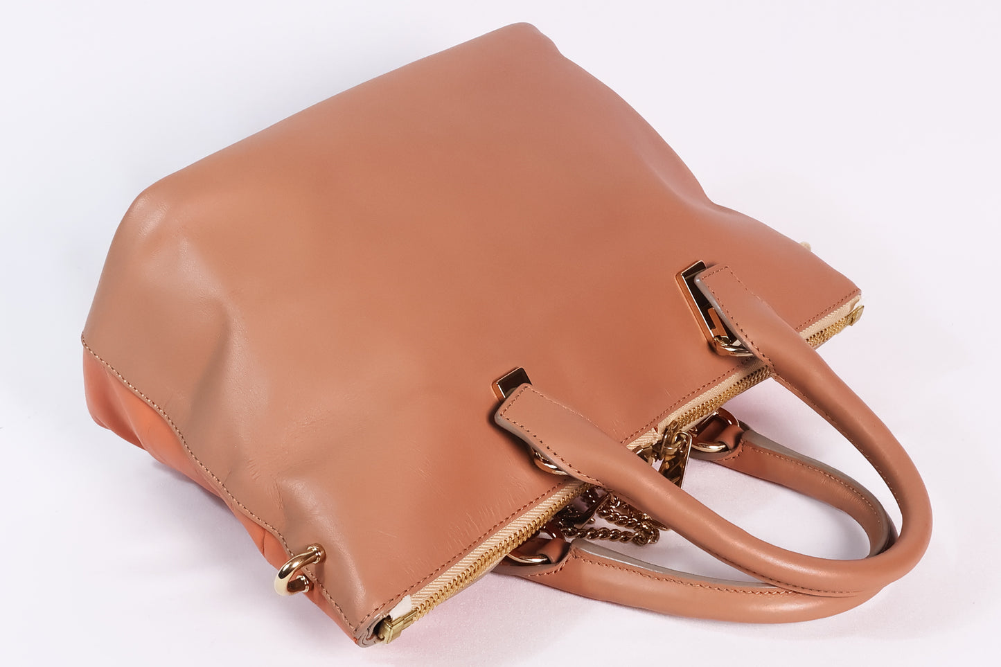 Chloe Two way Beige Salmon bag