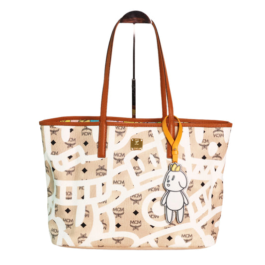 MCM Graffiti Reversible Limited Edition Tote Bag