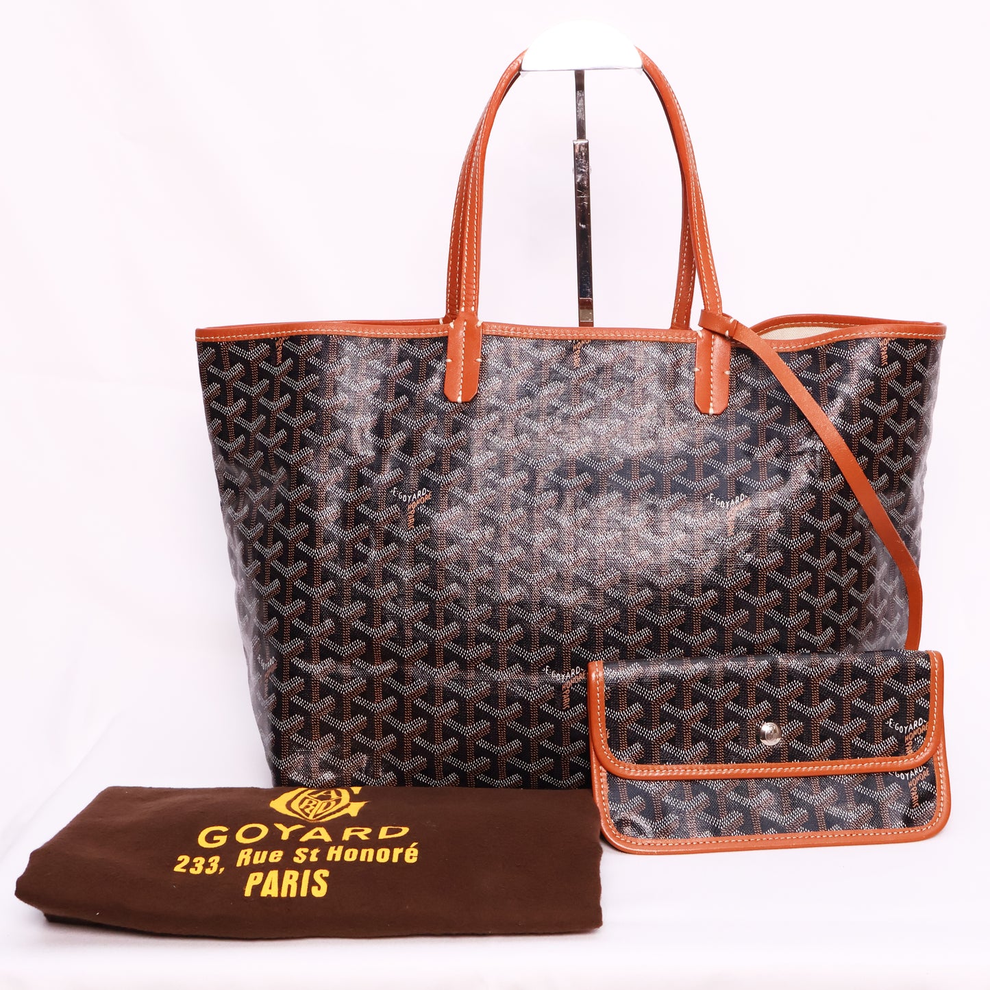 Goyard Saint Louis PM Tote Bag -Black & Tan