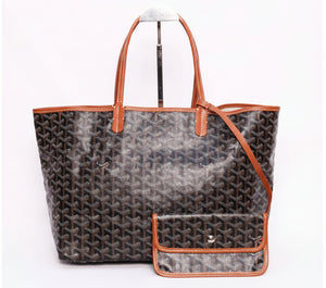 Goyard Saint Louis PM Tote Bag -Black & Tan