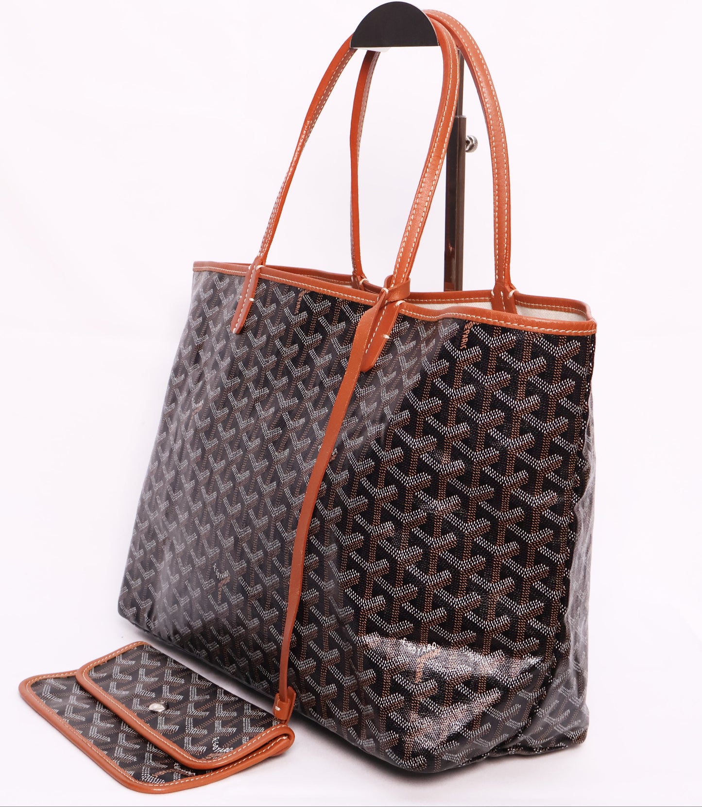 Goyard Saint Louis PM Tote Bag -Black & Tan