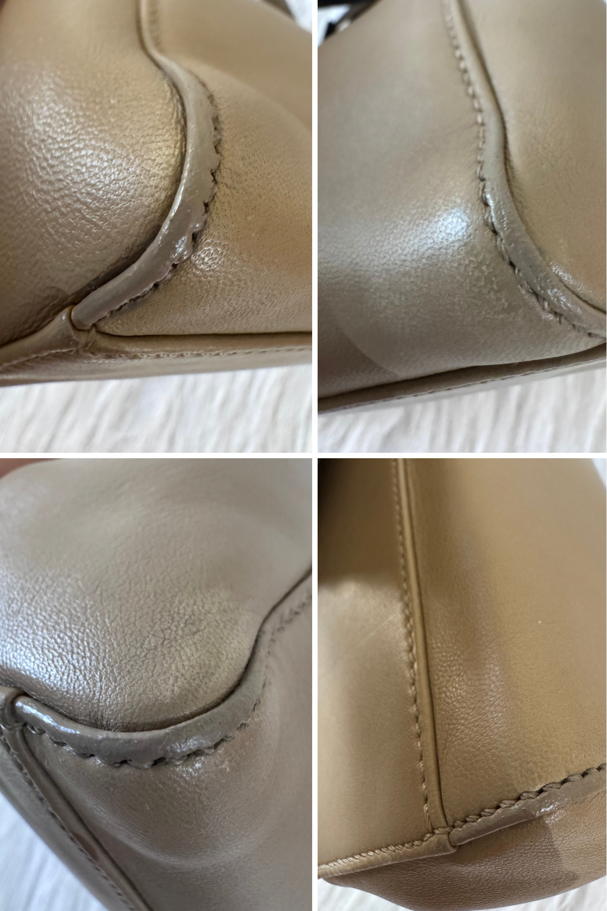 Fendi Peekaboo Mini Taupe Beige