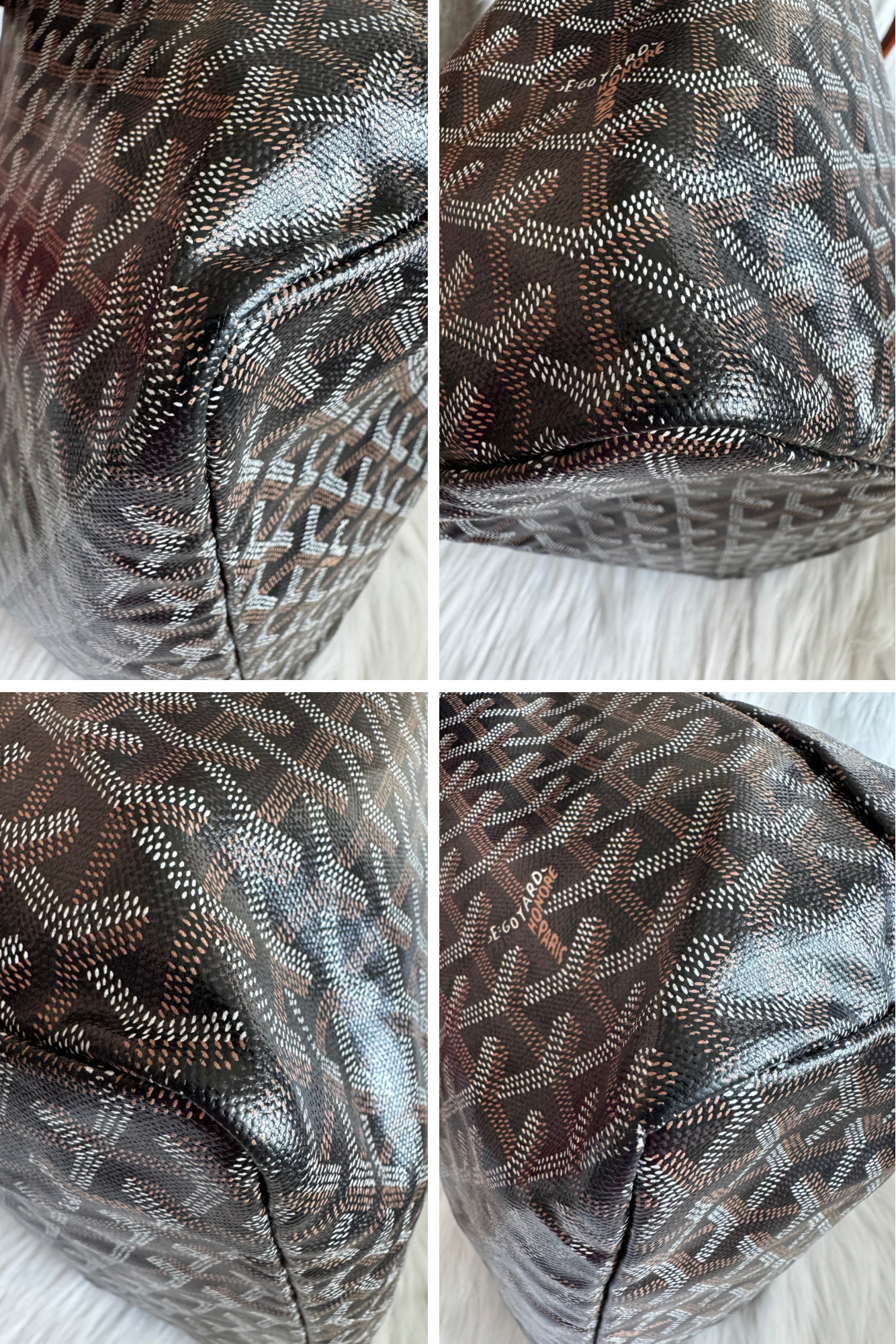 Goyard Saint Louis PM Tote Bag -Black & Tan