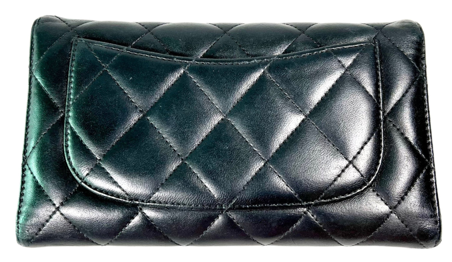 Chanel Long Wallet in Lambskin leather