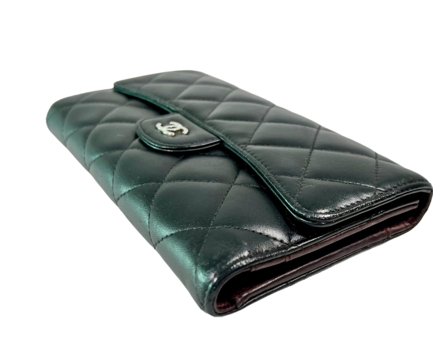 Chanel Long Wallet in Lambskin leather